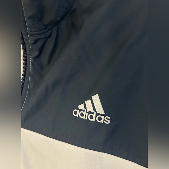 Men's Adidas Navy Blue Track Jacket Size X-Large - Picture 2 of 3